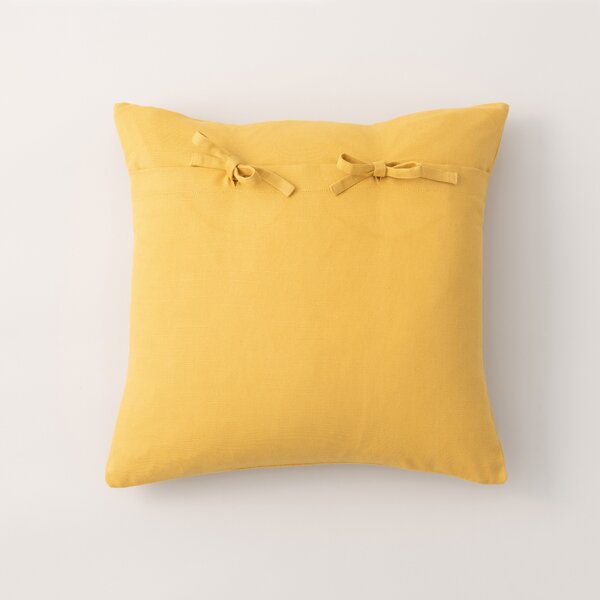 Isabelle Ties Cushion Cover Old Gold