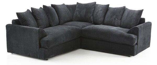 Jasper Large Corner Sofa Black