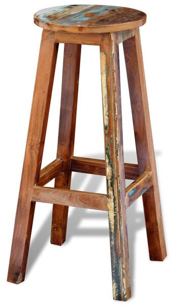 Bar Stool Solid Reclaimed Wood