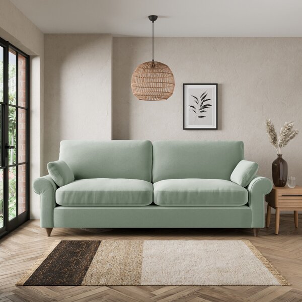 Salisbury Luxury Velvet 4 Seater Sofa Luxury Velvet Lilypad