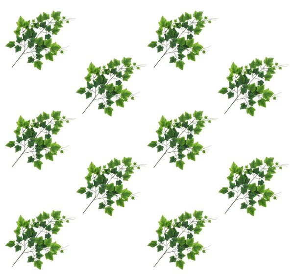 Artificial Leaves Grape 10 pcs Green 70 cm