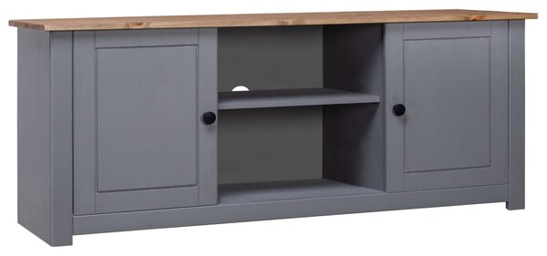 TV Cabinet Grey 120x40x50 cm Solid Pine Wood Panama Range