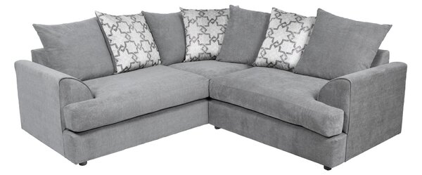 Washington Fabric Corner Sofa Grey