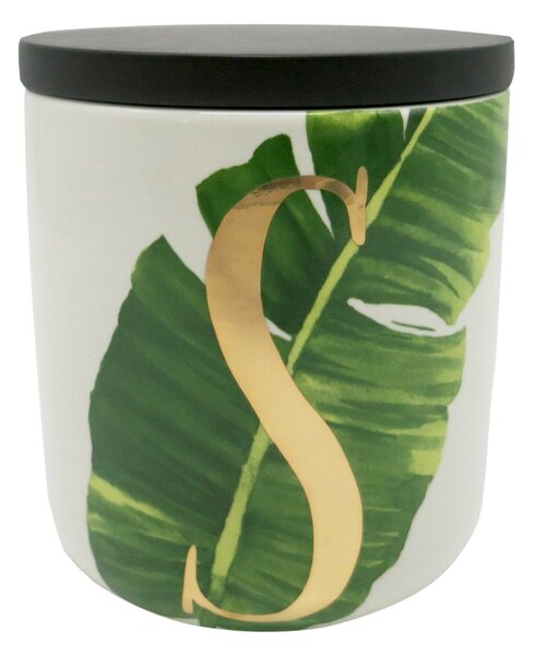 Voyager Leaf Sugar Canister Green