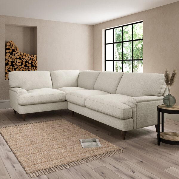 Darwin Cosy Marl Left Hand Corner Sofa Grey