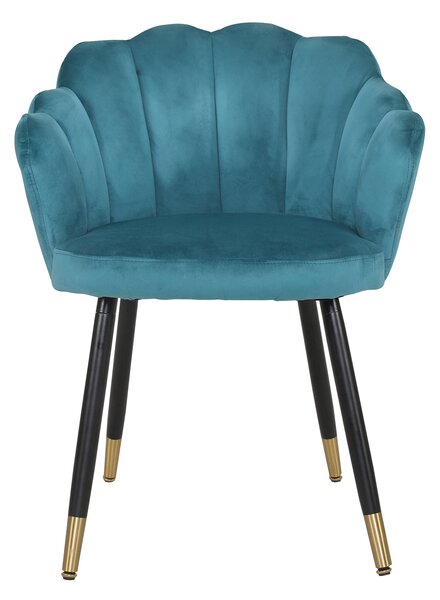 Vivian Velvet Chair Blue