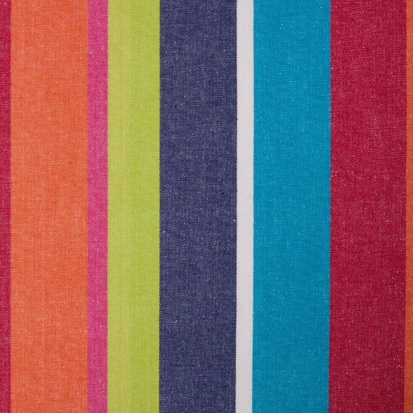 Homescapes Pure Cotton Multi Coloured Stripes Curtain Fabric Material