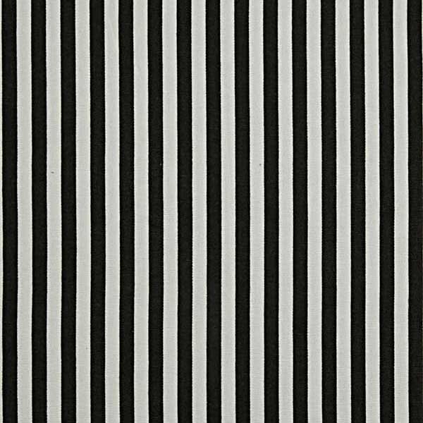 Pure Cotton Black White Thin Stripes Curtain Fabric Material