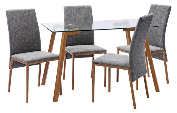 Morton 4 Seater Dining Set Natural