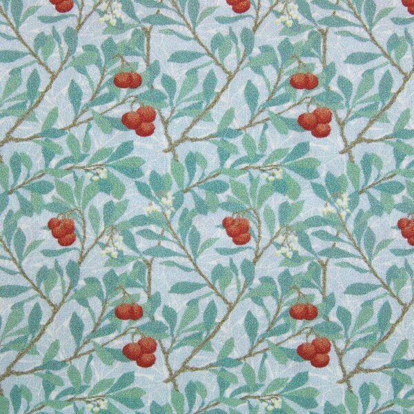 Homescapes Set of 4 Light Green William Morris Fat Quarters