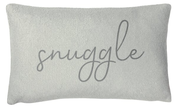 Shearling Snuggle Cushion Grey