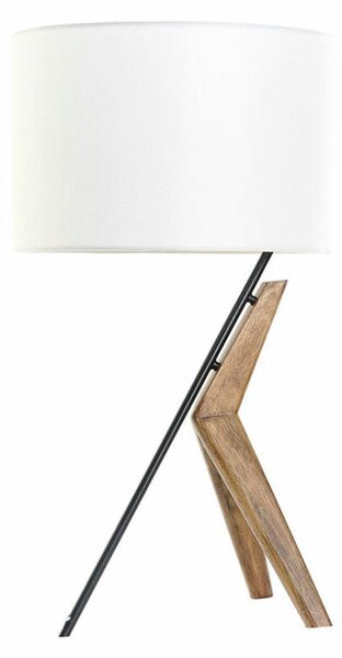 Desk lamp DKD Home Decor Black Metal Brown White Oak 220 V 50 W 35 x 35 x 54 cm