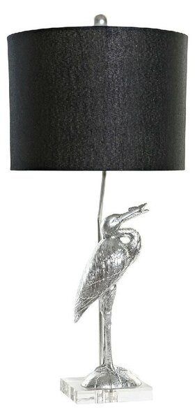 Desk lamp DKD Home Decor Black Silver Polyester Acrylic Resin 220 V 60 W (33 x 33 x 74 cm)