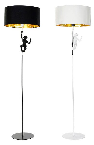 Floor Lamp DKD Home Decor 8424001827312 44 x 44 x 166 cm Black Golden Metal White Resin 220 V 50 W (2 Units)