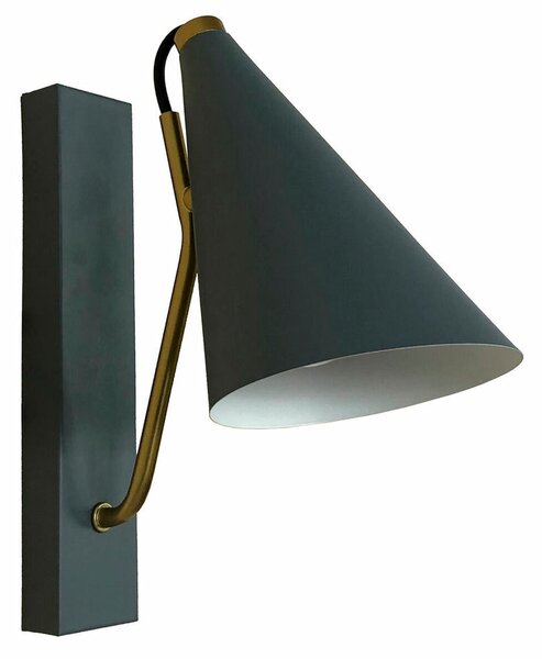 Desk lamp DKD Home Decor Blue Metal Golden (12 x 25 x 29 cm)