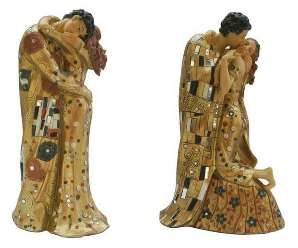 Decorative Figure DKD Home Decor Yellow Pair 18 x 14 x 34,5 cm 4 Kg (2 Units)