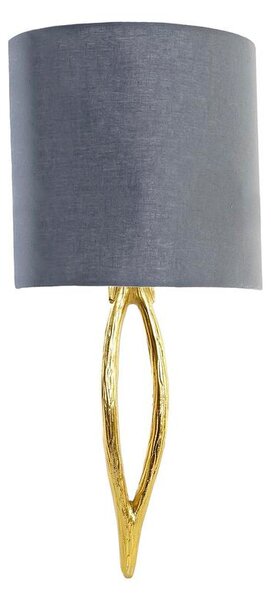 Wall Lamp DKD Home Decor Golden Metal Polyester 220 V 50 W (30 x 16 x 60 cm)