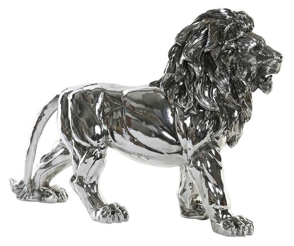 Decorative Figure DKD Home Decor Silver Lion Modern 55,5 x 17,5 x 38,5 cm