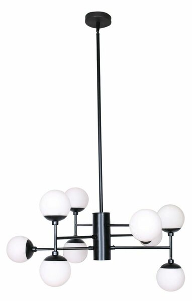 Ceiling Light DKD Home Decor Crystal Black (76.2 x 76.2 x 40.64 cm)