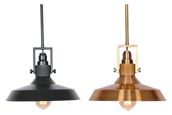 Ceiling Light DKD Home Decor Black Golden Metal 50 W (2 Units)