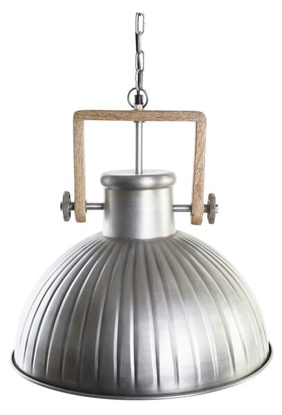 Ceiling Light DKD Home Decor Brown Silver Iron Mango wood 50 W 41 x 41 x 40 cm