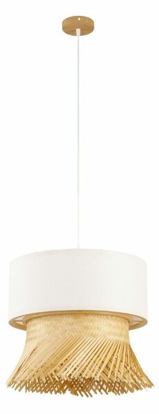 Ceiling Light DKD Home Decor Polyester Bamboo (40 x 40 x 39 cm)