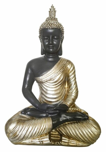 Decorative Figure DKD Home Decor Golden Buddha 31 x 22 x 49 cm