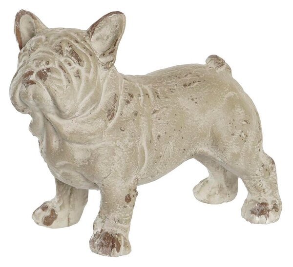 Decorative Figure DKD Home Decor Aged finish Grey Resin Dog (19 x 39 x 28,5 cm)