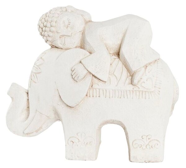 Decorative Figure DKD Home Decor White Elephant Oriental 44 x 22 x 40 cm