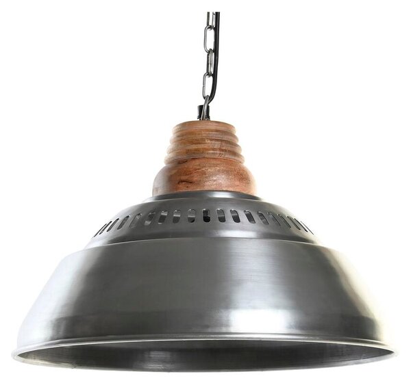 Ceiling Light DKD Home Decor Silver Brown Iron Mango wood 50 W (43 x 43 x 31 cm)