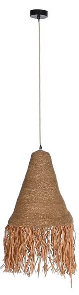 Ceiling Light DKD Home Decor Natural Iron 50 W Jute (44 x 44 x 67 cm)