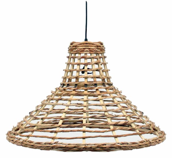 Ceiling Light DKD Home Decor 56 x 56 x 34 cm Brown Rattan 50 W