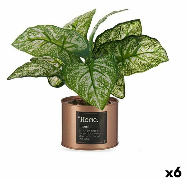 Decorative Plant Home Copper Can (26 x 26 x 26 cm) (6 Units)