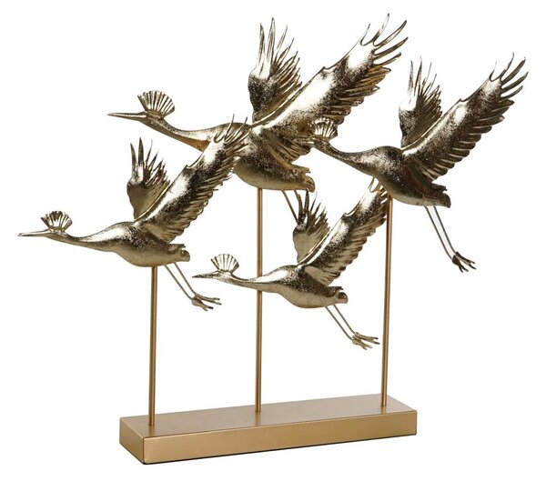 Decorative Figure DKD Home Decor 64 x 9 x 51 cm Golden Bird