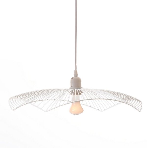 Ceiling Light Metal White 46 x 46 cm