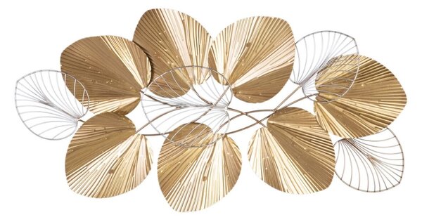 Wall Decoration 100 x 5,5 x 51 cm Golden Metal