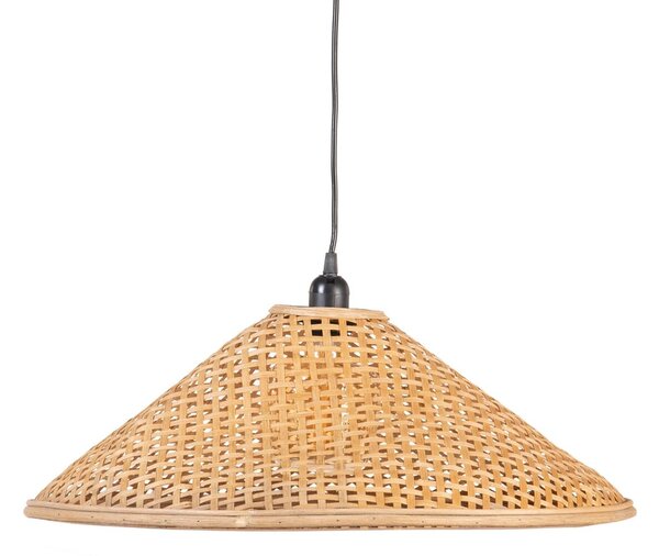 Ceiling Light 55 x 55 x 20 cm Natural Bamboo 220 V 240 V 60 W