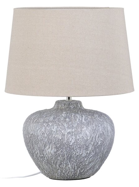 Desk lamp Grey Linen Ceramic 40 W 220 V 240 V 220-240 V 40 x 40 x 55 cm