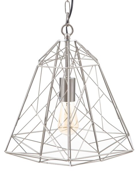 Ceiling Light Metal Silver 34 x 34 x 38 cm