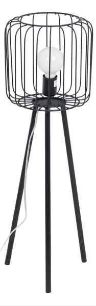 Floor Lamp Black Metal 25 x 25 x 80 cm