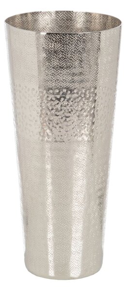 Vase 19 x 19 x 43 cm Metal Silver