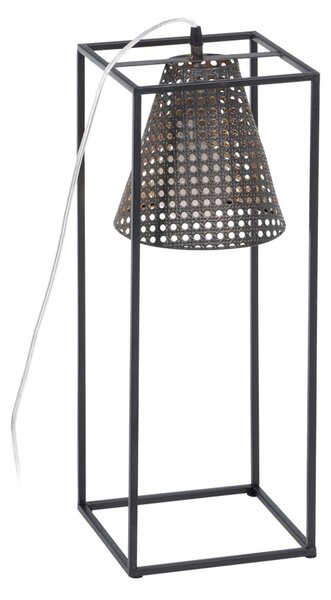 Floor Lamp Black Golden Metal 20 x 20 x 57 cm