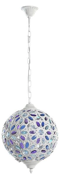 Ceiling Light DKD Home Decor 28 x 28 x 44 cm Metal White Multicolour 50 W