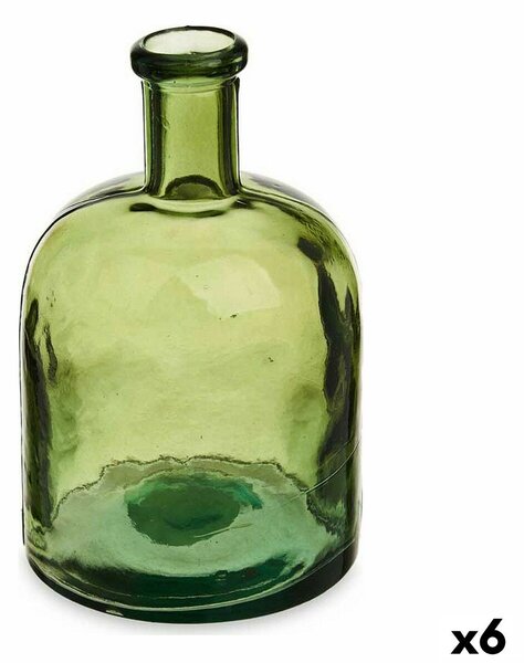 Bottle Decoration Width 15 x 23,5 x 15 cm Green (6 Units)