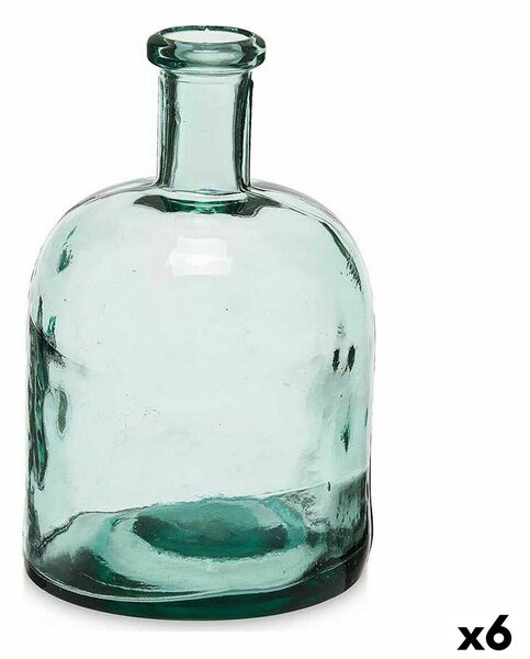 Bottle Decoration Width Transparent 15 x 24,5 x 15 cm (6 Units)