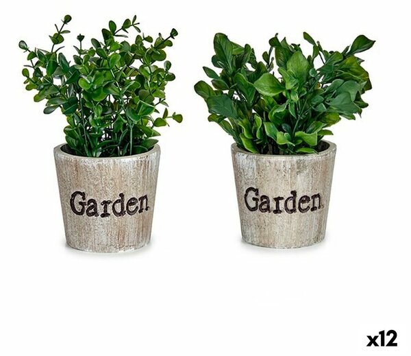 Decorative Plant Plastic 16 x 22 x 16 cm (12 Units)