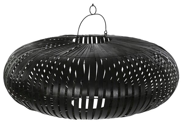 Lamp Shade Home ESPRIT Black Bamboo 80 x 80 x 30 cm