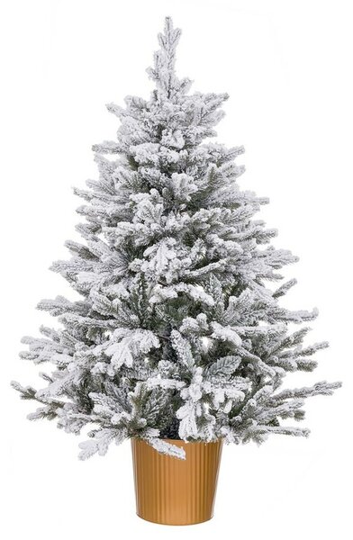 Christmas Tree Golden Polyethylene Snowfall 58 x 58 x 90 cm