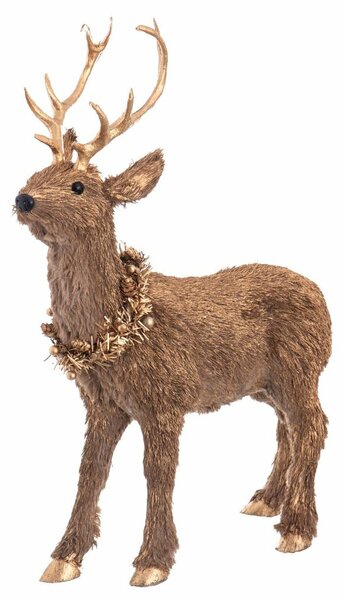 Christmas bauble Brown Polyfoam Deer 40 x 14 x 17 cm