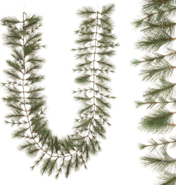 Christmas garland Green PVC 270 x 30 cm